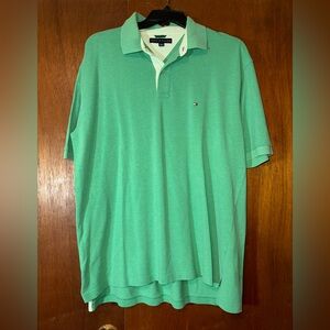 Tommy Hilfiger Mint Green Polo Shirt for Men